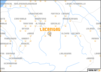 map of La Caridad