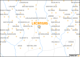 map of La Caridad