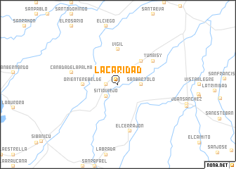 map of La Caridad