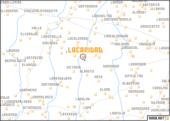 map of La Caridad