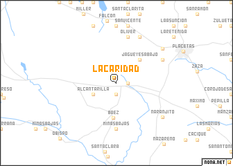 map of La Caridad