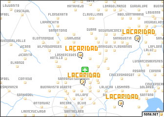 map of La Caridad