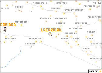 map of La Caridad