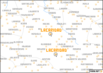 map of La Caridad