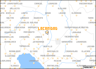 map of La Caridad