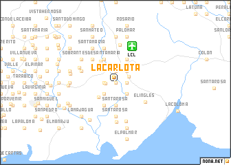 map of La Carlota