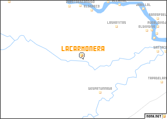 map of La Carmonera