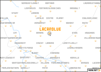 map of La Carolue