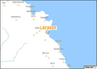map of Lacaron