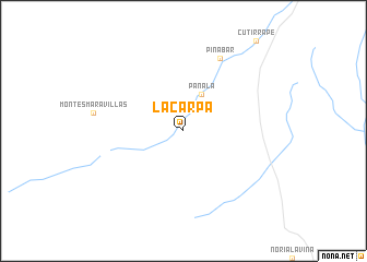 map of La Carpa