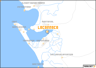 map of La Carraca