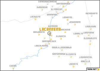 map of La Carrera