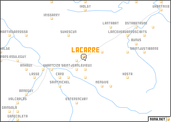 map of Lacarre