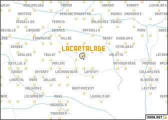 map of La Cartalade