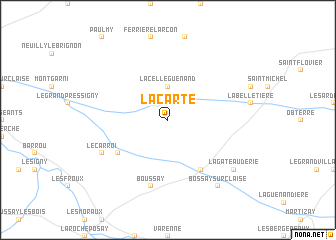 map of La Carte