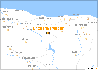 map of La Casa de Piedra