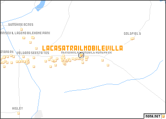 map of La Casa Trail Mobile Villa