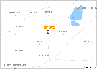 map of La Casa