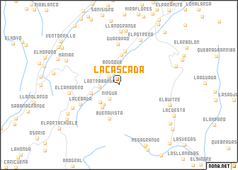 map of La Cascada