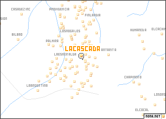 map of La Cascada