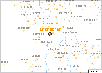 map of La Cascada