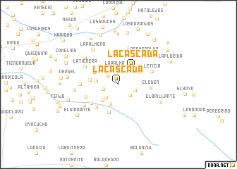 map of La Cascada