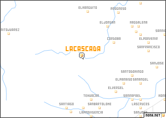 map of La Cascada