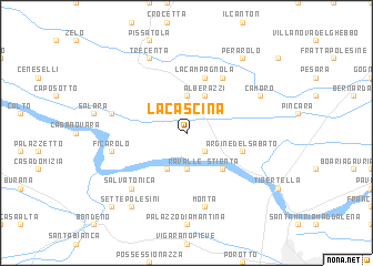 map of La Cascina