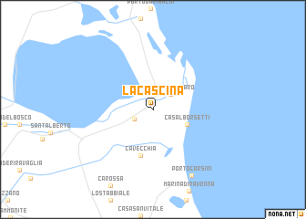 map of La Cascina