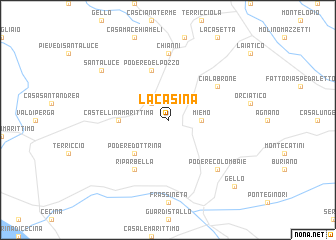 map of La Casina