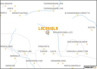 map of La Casiola