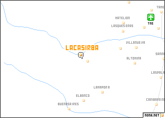 map of La Casirba