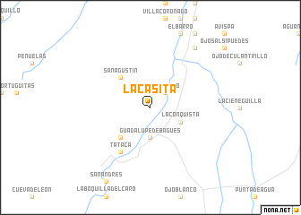 map of La Casita