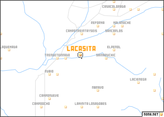 map of La Casita