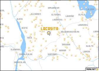 map of La Casita