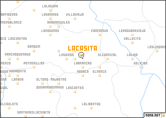 map of La Casita