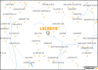 map of La Casita