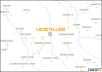 map of La Castellana