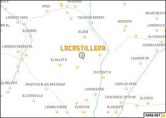 map of La Castillera