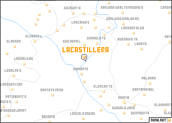 map of La Castillera