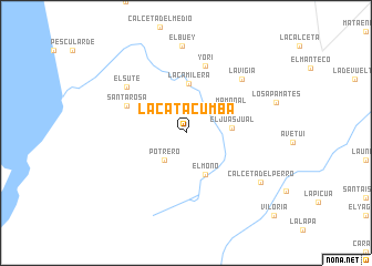 map of La Catacumba