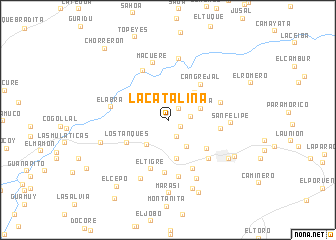 map of La Catalina