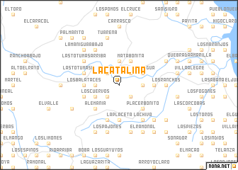 map of La Catalina