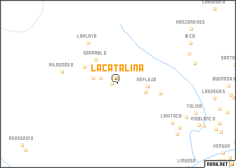 map of La Catalina