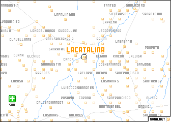 map of La Catalina