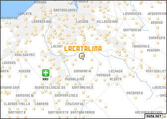 map of La Catalina