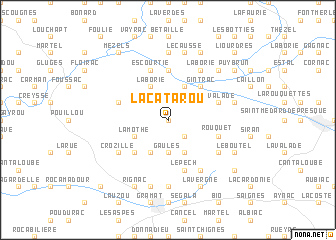 map of Lacatarou