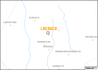 map of La Cauca
