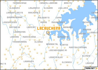 map of La Cauchera