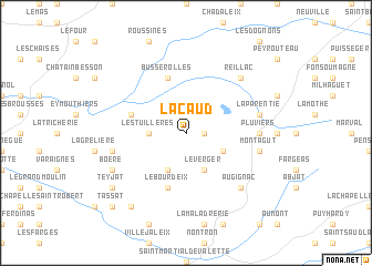 map of Lacaud